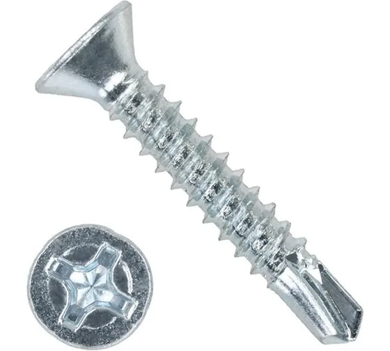 Саморез ОПМ DIN 7504 Form M-H 4.2x38 мм, A2, 500 шт. УТ000098692
