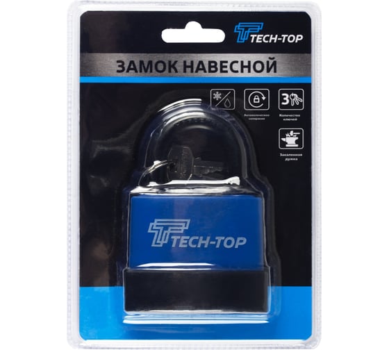 Навесной замок TECH-TOP T-03 034-4061 226038