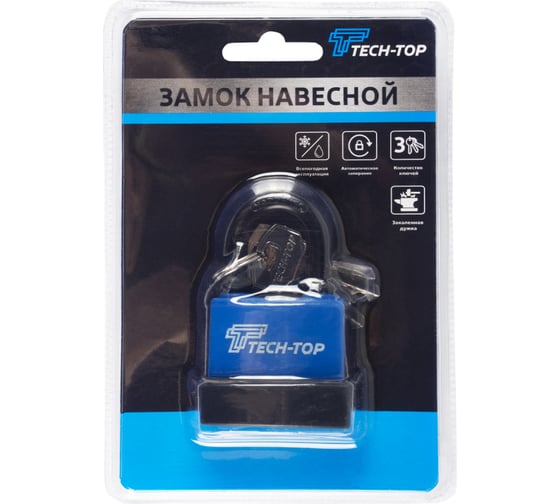 Навесной замок TECH-TOP T-01 034-4057 226034