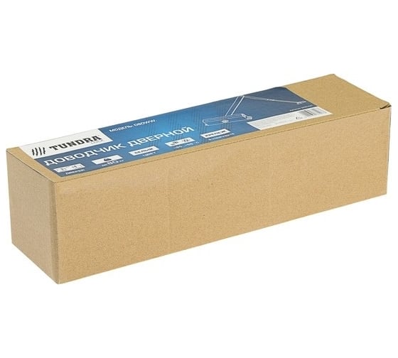 Дверной доводчик TUNDRA D80WW до 80 кг, белый 3937427