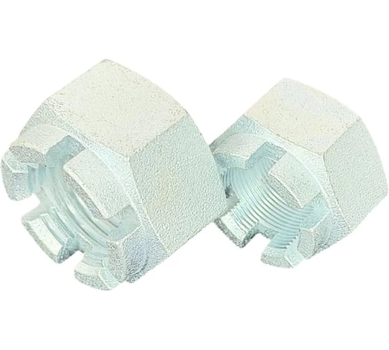 Гайка корончатая boltnn.ru DIN935 М24 8.0 цинк 5 шт 4687208216936