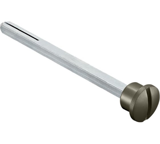 Четырехгранник MORELLI LUX-SPINDLE-WC 110 ANT 110мм с кнопкой удлиненный -для завертки, цвет-антрацит 9014141