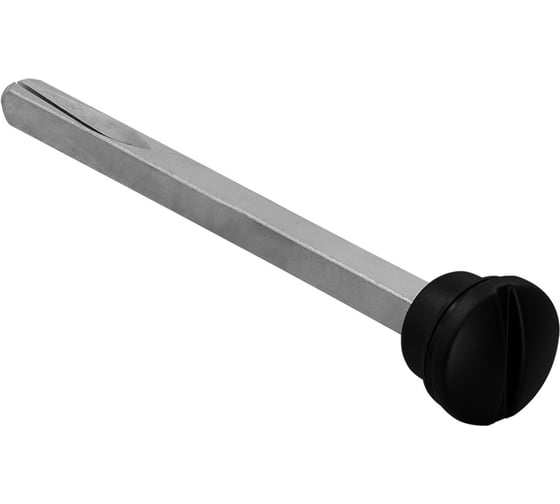 Четырехгранник MORELLI LUX-SPINDLE-WC 110 NERO-ST 110мм с кнопкой удлиненный -для завертки, цвет - черный 9019794