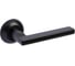 Ручка дверная на розетке Doorlock DL Zent A55R Black черная, толщина двери 55-85мм 73239 2