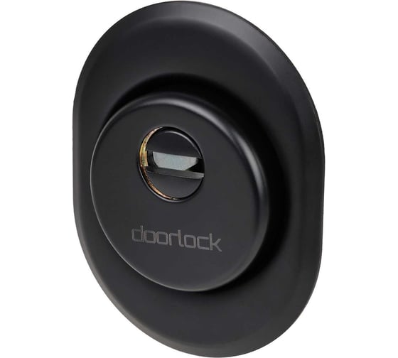Броненакладка защитная врезная Doorlock DL PRO5417/20 Black черная, HRC50, А=55-85мм 73398