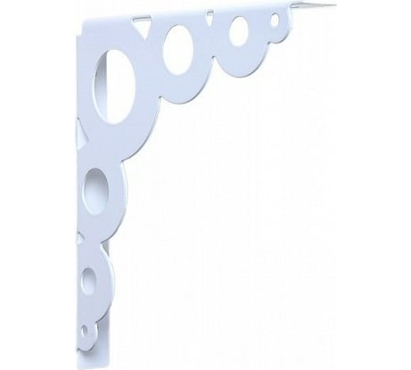 Кронштейн для полок РемоКолор белый, 182x182x1.5 мм 71-2-182