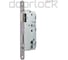 Корпус огнестойкого замка Doorlock DL 1769SL/E/65mm/SS/R правый, автоматическое запирание, антипаник функция E, нерж. сталь, фронтальная планка 24x235 75477 2