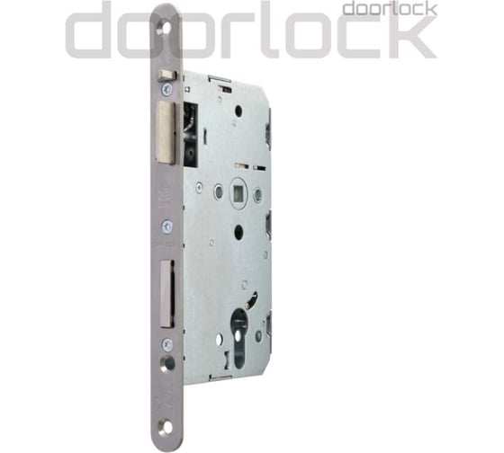 Корпус огнестойкого замка Doorlock DL 1769SL/B/65mm/SS/R правый, автоматическое запирание, антипаник функция B, нерж. сталь, фронтальная планка 24x235 75475