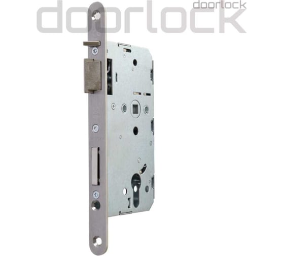 Корпус огнестойкого замка Doorlock DL 1769SL/E/65mm/SS/L левый, автоматическое запирание, антипаник функция E, нерж. сталь, фронтальная планка 24x235 75476