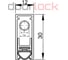 Порог автоматический врезной Doorlock DL STANDARD Silicone 12/30 L=620мм 76201 2