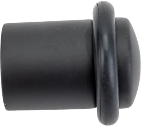 Дверной ограничитель, диаметр 20 мм, высота 30 мм, черный Vantage DS1BL