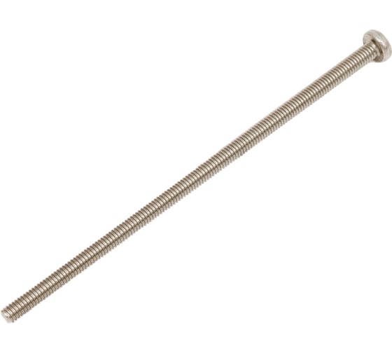 Винт Метиз-Эксперт М4x100, нерж. А2, DIN 7985, 200 шт. НФ-00020795