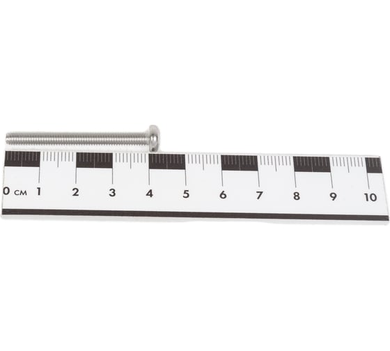 Винт Метиз-Эксперт М4x40, нерж. А2, DIN 7985, 500 шт. БП-00009110