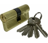 Цилиндровый механизм Вантаж (5 ключей; матовое золото) V60-5SB