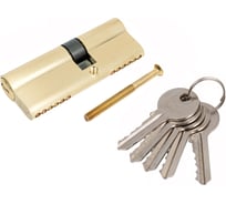 Цилиндровый механизм Вантаж (5 ключей; матовое золото) V80,35х45-5SB