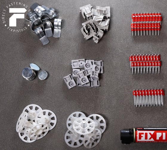 Усиленные гвозди по бетону Fixpistols F-CN 3x32, 1000 шт. 1-2-3-5179