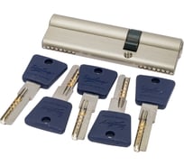 Цилиндровый механизм Вантаж (5 ключей; матовый никель) P100,35X65 SN