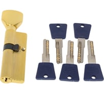 Цилиндровый механизм Вантаж (5 ключей; матовое золото) PC80,30Cх50 SВ