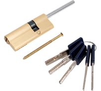 Цилиндровый механизм с длинным штоком Вантаж матовое золото LT80,50x30S SВ