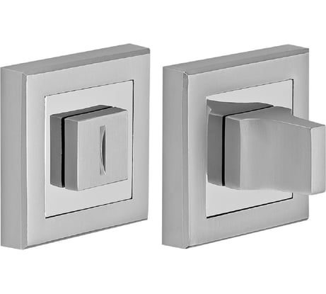 Завёртка сантехническая Rucetti RAP WC-S SC/CP, цвет - матовый хром/хром 9013308