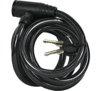 Противоугонный замок JOY KIE JK102-102 (12x1800 мм; трос в оплетке; 2 ключа; черный) H000008000