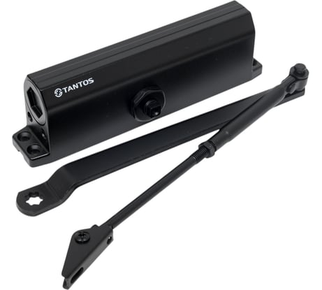 Дверной доводчик Tantos TS-DC120 черный, морозостойкий, с усилием EN5 для дверей весом до 150 кг 00-00186802