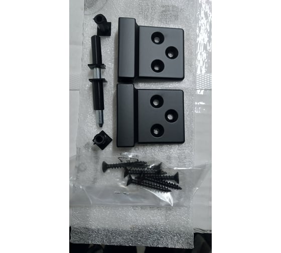 Карточная петля с квадратной осью MORELLI CH-S 85x82 B, разобранная, цвет черный 9012793