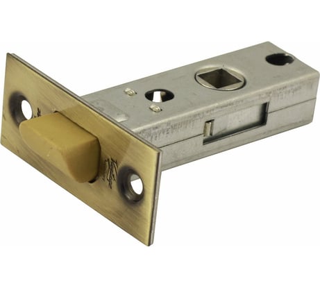 Межкомнатная пластиковая защелка Вантаж бронза Р45AB