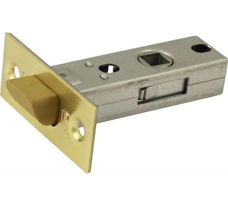 Межкомнатная пластиковая защелка Вантаж матовое золото Р45SB