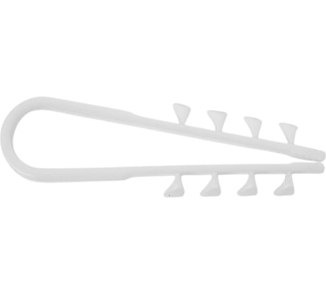 Нейлоновый дюбель-хомут PROCONNECT 5-10, белый, 10 шт. 07-4501-2-9