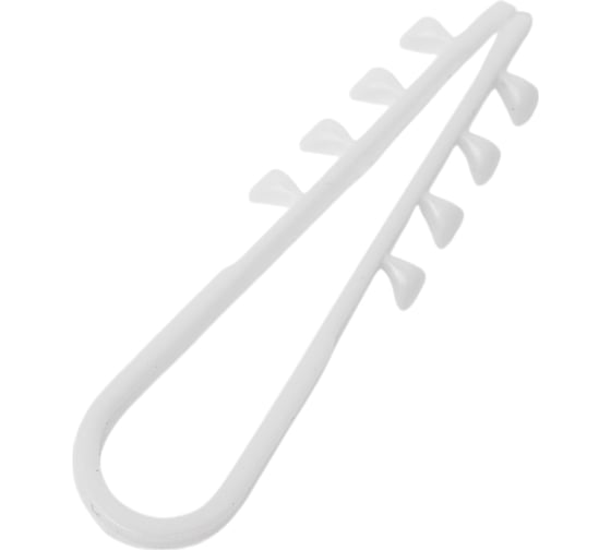 Нейлоновый дюбель-хомут PROCONNECT 5-10, белый, 10 шт. 07-4501-2-9
