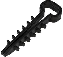 Дюбель-хомут PROCONNECT прямоугольный, черный, 10x5, 100 шт. 07-4621