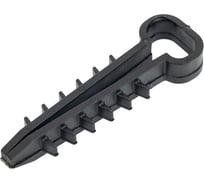 Нейлоновый дюбель-хомут PROCONNECT 5-10, черный, прямоугольный, 10 шт. 07-4621-9