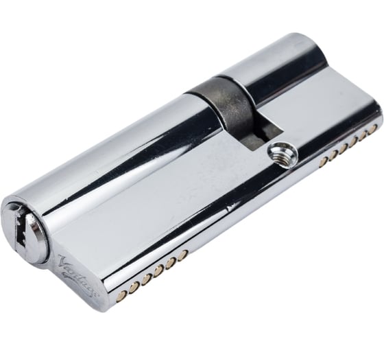 Цилиндровый механизм Вантаж 5 ключей, хром Z85, 30x55 СР