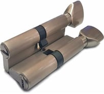 Цилиндровый механизм Вантаж 5 ключей, матовый никель PC70, 35Cх35 SN