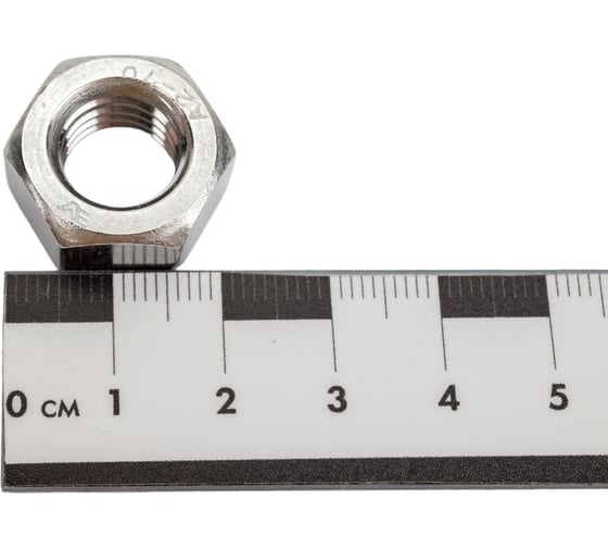 Гайка из нержавеющей стали DINFIX DIN 934, А2, М12, 10 шт. 00-00002087