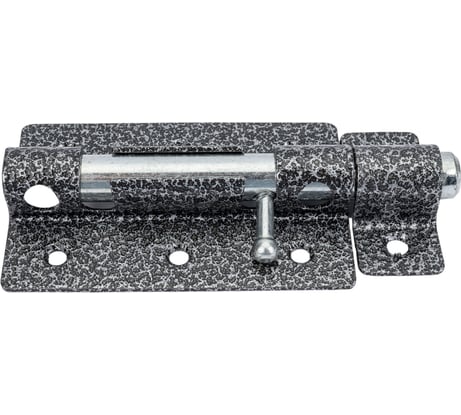 Дверная задвижка РемоКолор (с полимерным покрытием; цилиндрический движок; 145 мм) 70-0-148