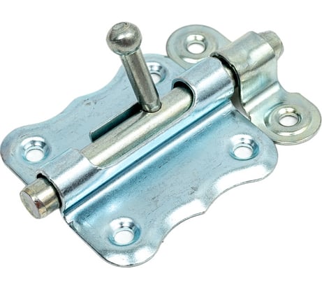 Накладная задвижка РемоКолор (фигурная; оцинкованая; 50 мм) 70-0-185