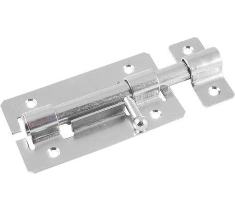 Дверная задвижка РемоКолор (оцинкованная; цилиндрический движок; 14x145 мм) 70-0-141