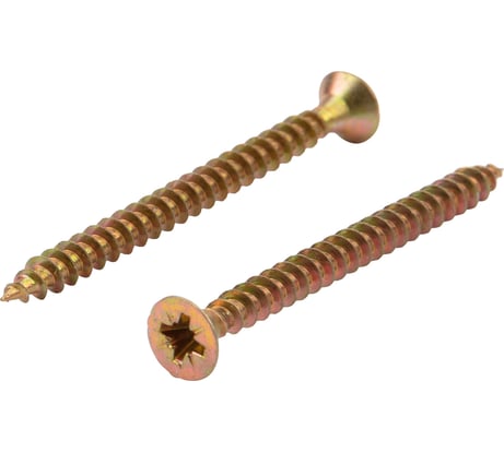 Универсальный саморез KRANZ 4x50, желтый цинк, 200 шт. KR-01-3311-031