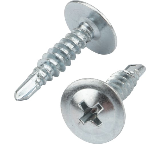 Саморез с прессшайбой KRANZ ПШС сверло, 4.2x19, 20 шт. 1182-4219-4
