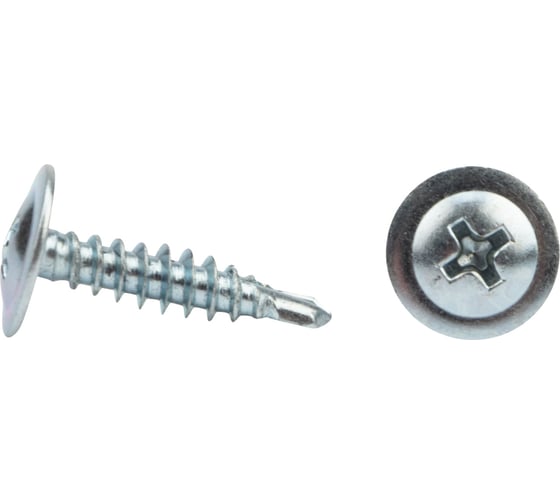Саморез с прессшайбой KRANZ ПШС сверло, 4.2x19, 20 шт. 1182-4219-4