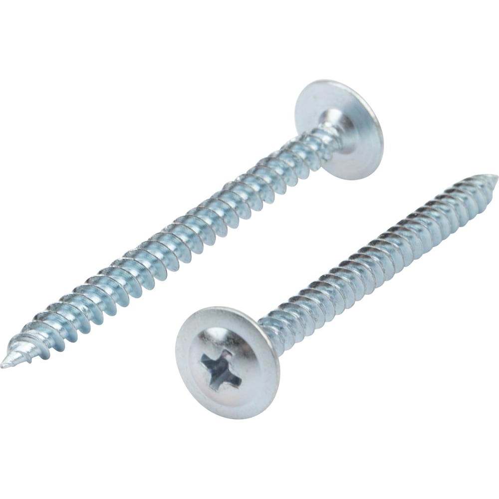 Саморез с прессшайбой KRANZ ПШС острый, 4.2x50, 200 шт. KR-01-3361-009 ...