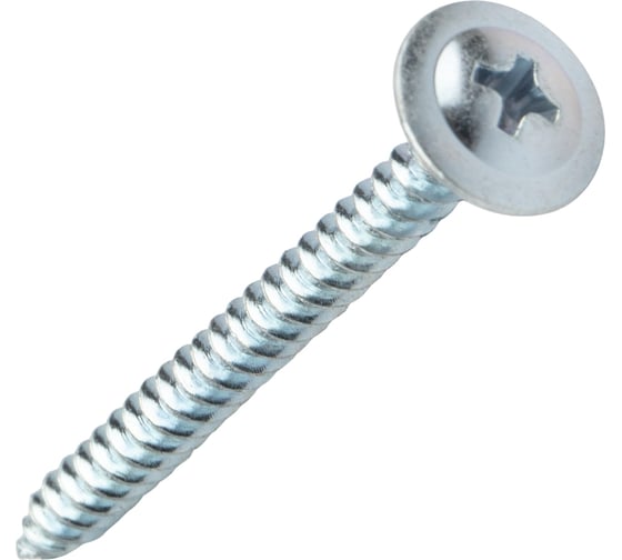Саморез с прессшайбой KRANZ ПШС острый, 4.2x50, 200 шт. KR-01-3361-009