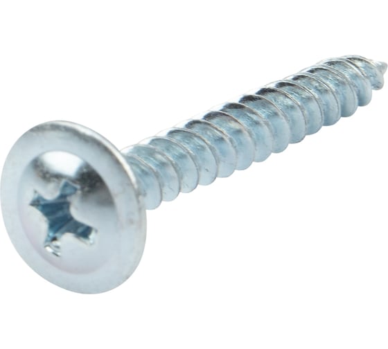 Саморез с прессшайбой KRANZ ПШС острый, 4.2x32, 200 шт. KR-01-3361-006 1