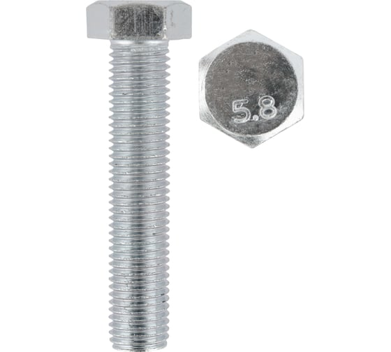 Шестигранный болт KRANZ DIN 933, 16x80, 10 шт. KR-01-3512-098