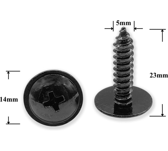 Автокрепеж для Hyundai/Kia 10 шт 1249305207E КрепАвто M2195 1