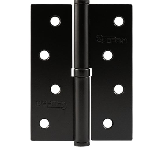 Петля НОРА-М 750-4" черная, правая, 100x75x2.5 18484