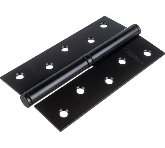 Петля НОРА-М 750-5" черная, правая, 125x75x2.5 18488