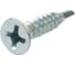Оконный саморез KRANZ сверло 3,9x19, белый цинк, 500 шт. KR-01-3722-0010 2